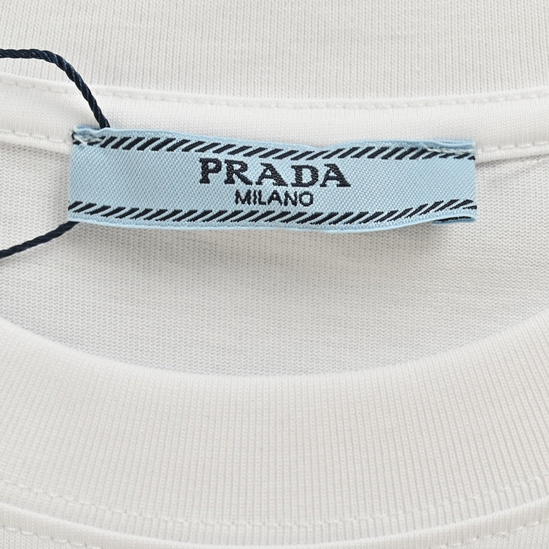 T-shirt à logo Prada Milano