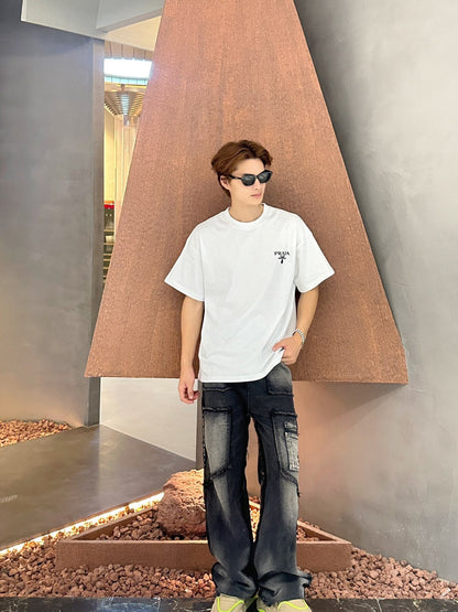 T-shirt à logo Prada Milano