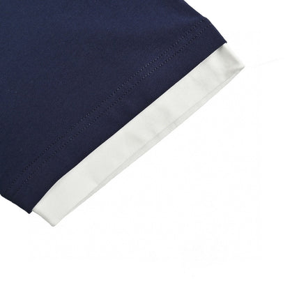 T-shirt Prada bleu marine double couche
