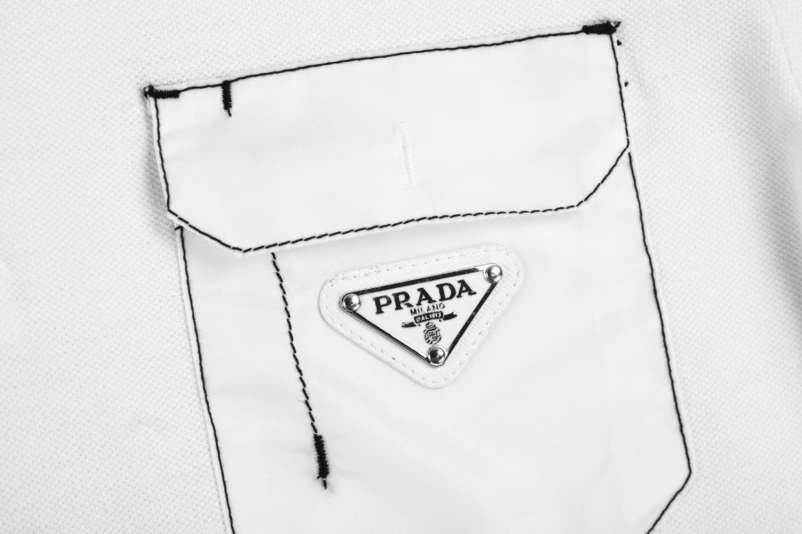 Polo Prada « détail de poche »