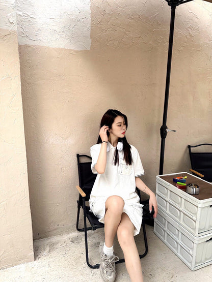 Polo Prada « détail de poche »