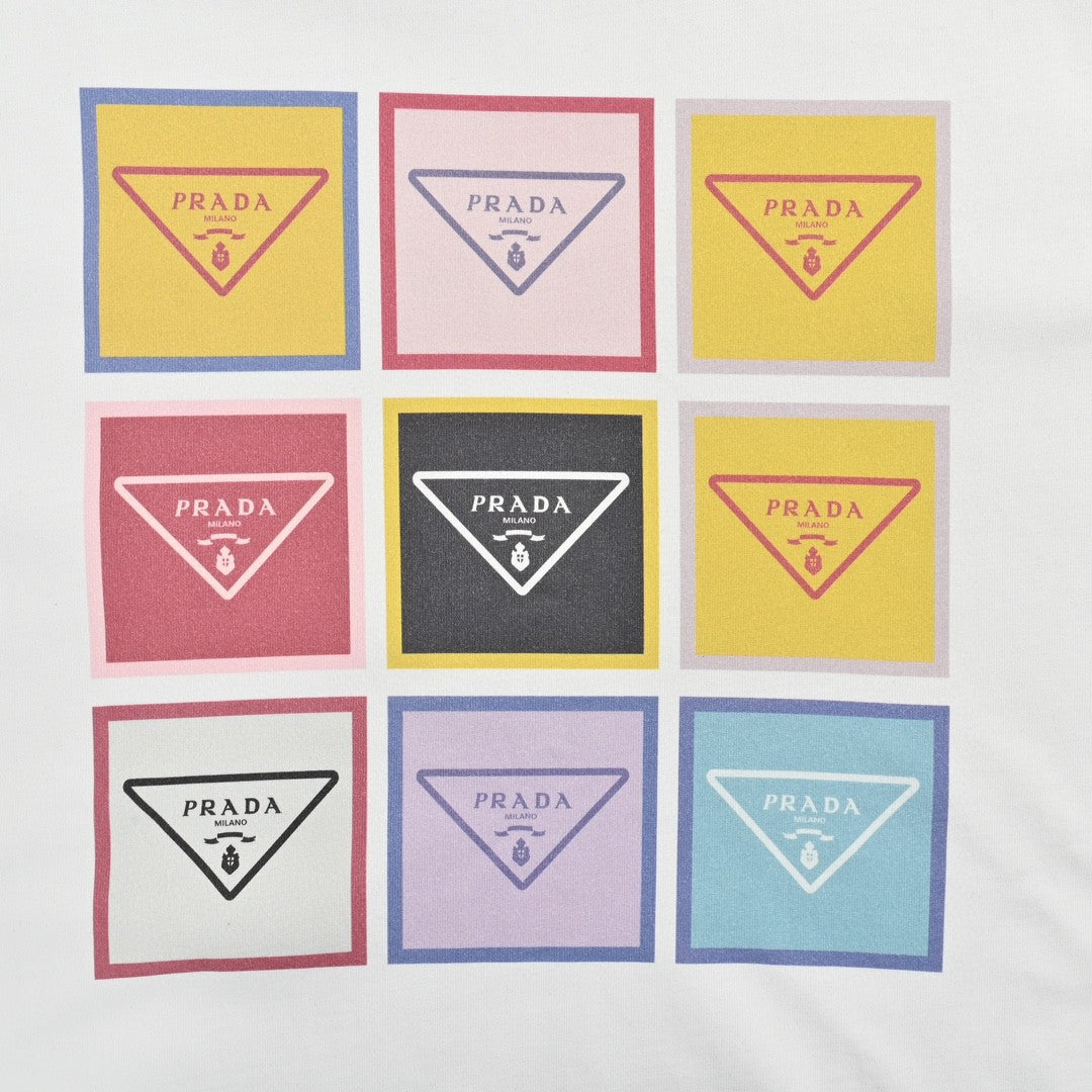 T-shirt Prada à logo pop art