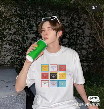 T-shirt Prada à logo pop art