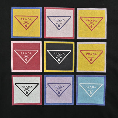T-shirt Prada à logo Pop Art (noir)