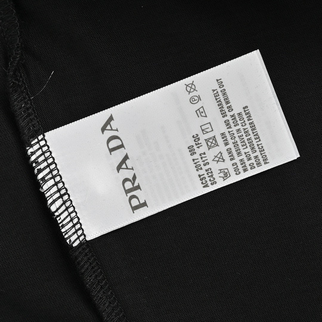 T-shirt Prada à logo Pop Art (noir)