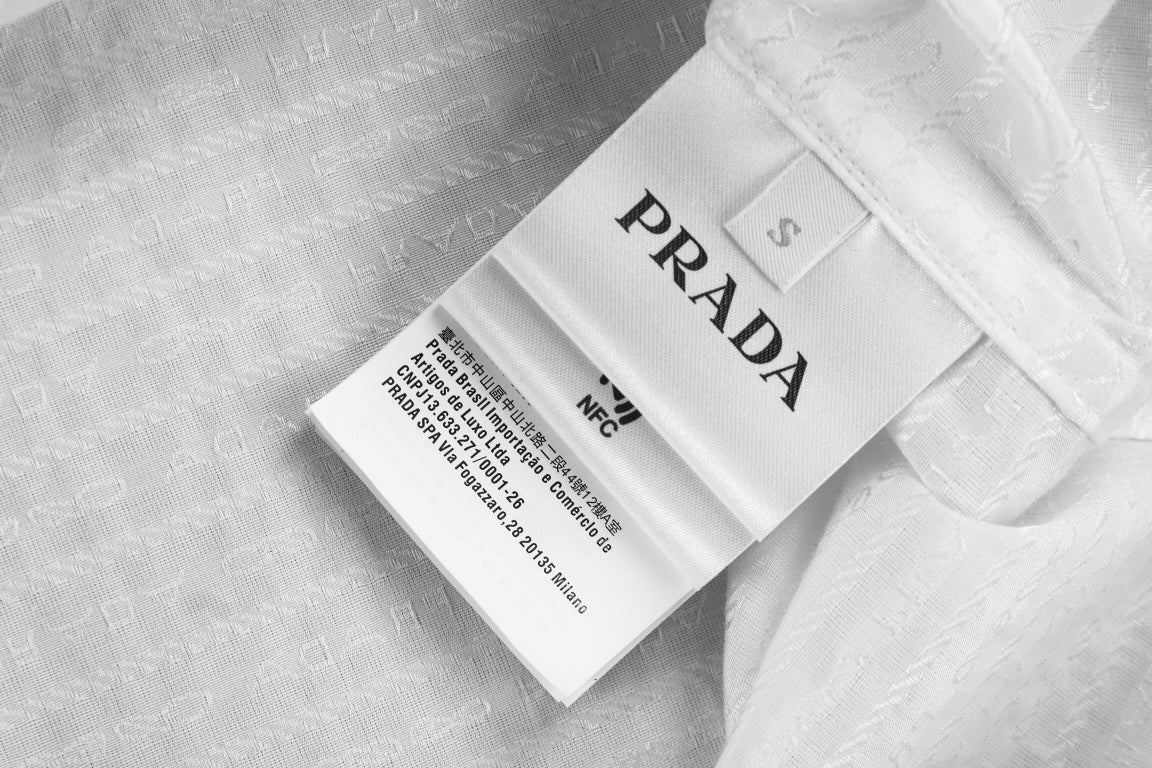 Chemise Prada à manches courtes boutonnée