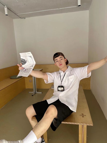 Chemise Prada à manches courtes boutonnée