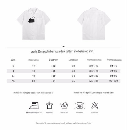 Chemise Prada à manches courtes boutonnée