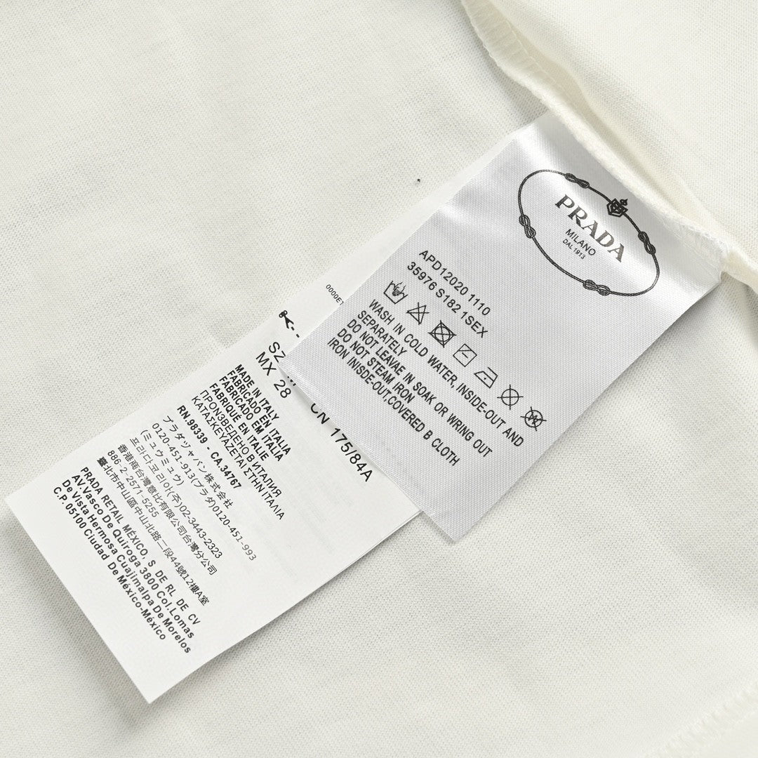 T-shirt Prada - Logo éclaboussures de peinture