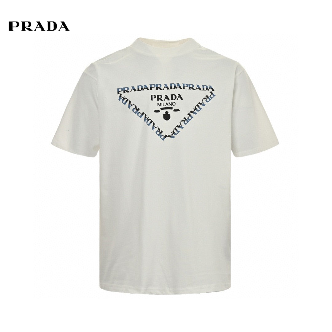 T-shirt blanc Prada avec logo