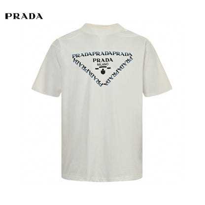 T-shirt blanc Prada avec logo