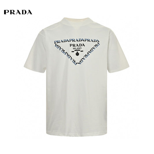 T-shirt blanc Prada avec logo