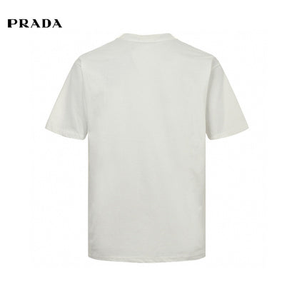 T-shirt blanc Prada avec logo