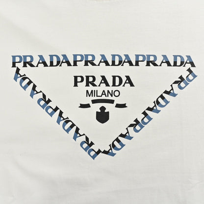 T-shirt blanc Prada avec logo