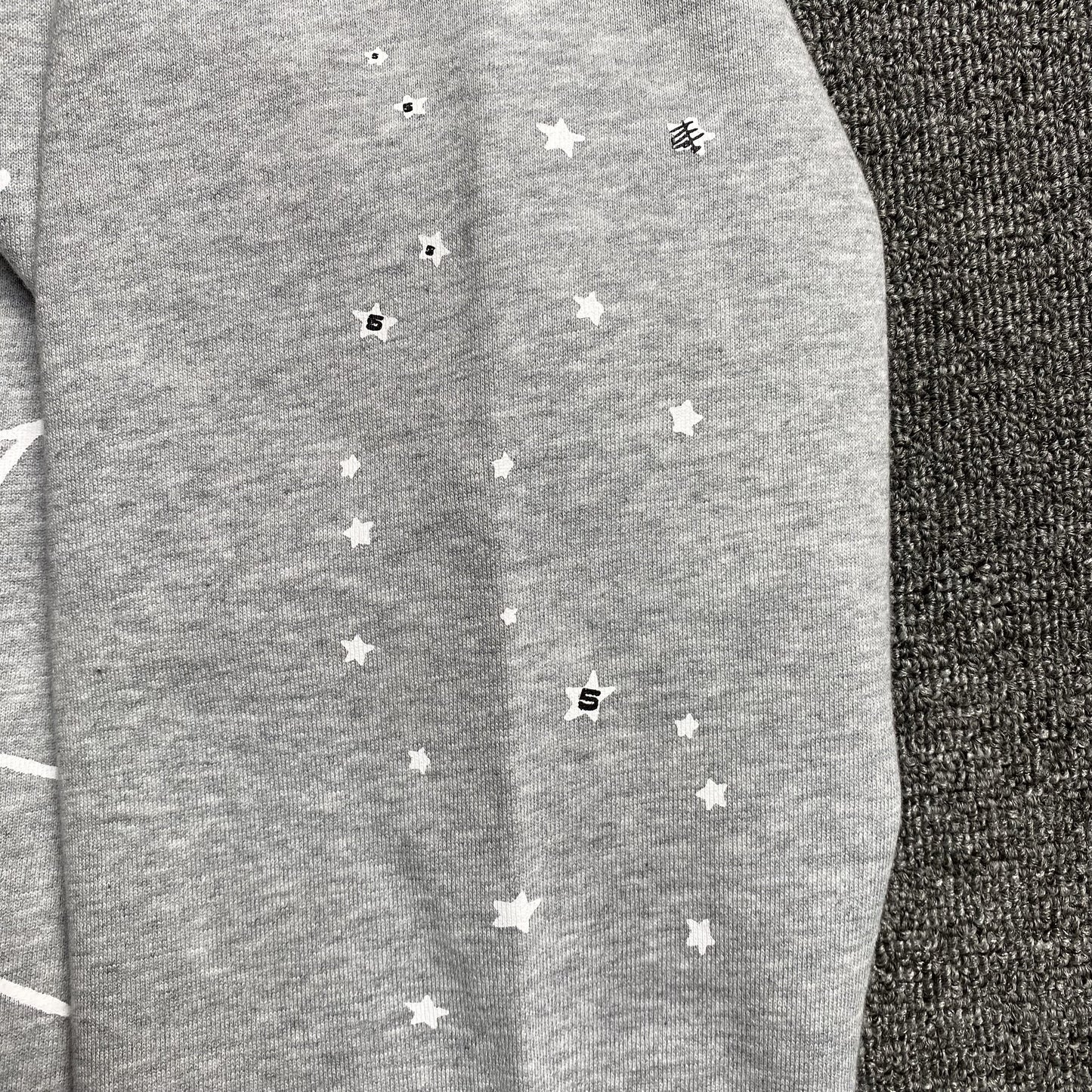 SP5DER ARACH NY PHOBIA HOODIE GRIS CENDRE