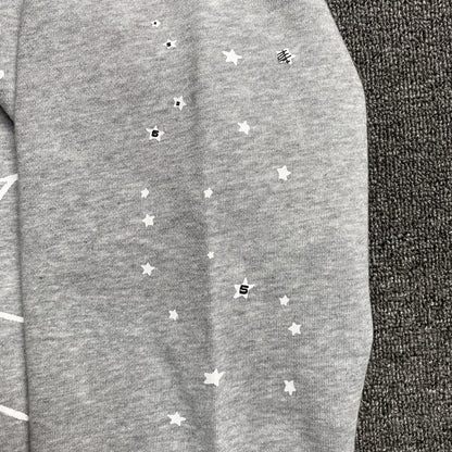 SP5DER ARACH NY PHOBIA HOODIE GRIS CENDRE