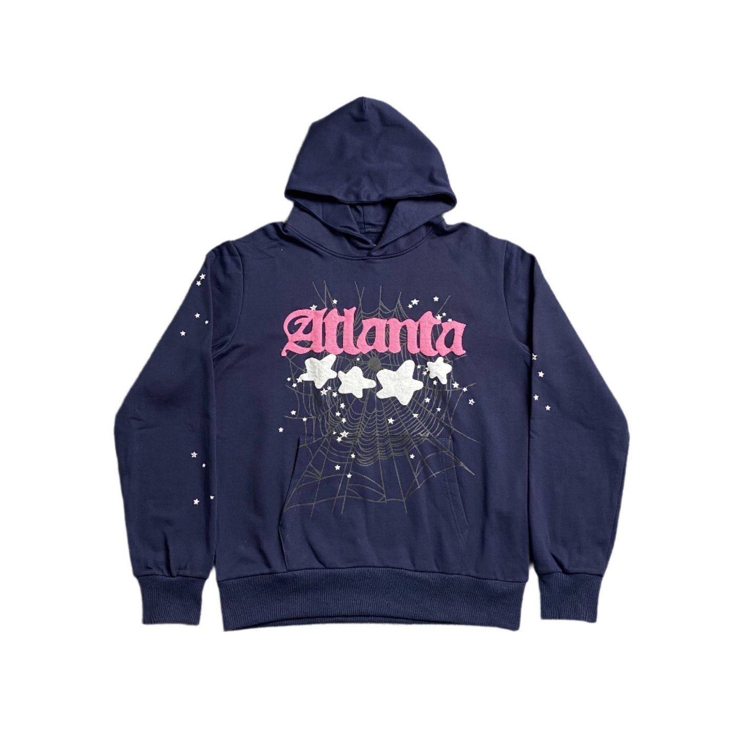 Sweat à capuche SP5DER ATLANTA bleu marine