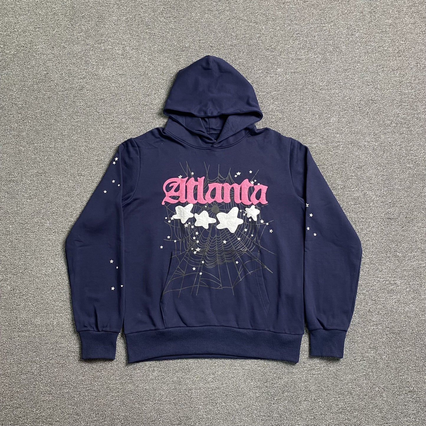 Sweat à capuche SP5DER ATLANTA bleu marine