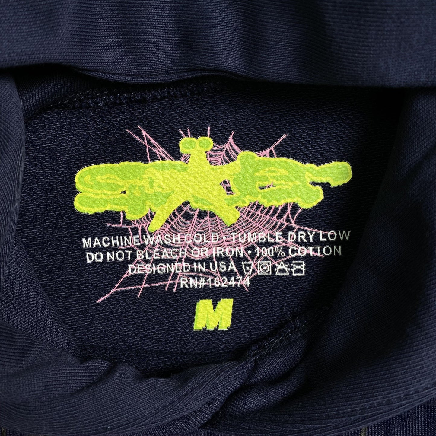 Sweat à capuche SP5DER ATLANTA bleu marine