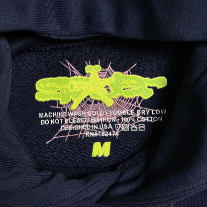 Sweat à capuche SP5DER ATLANTA bleu marine