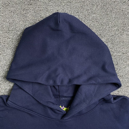 Sweat à capuche SP5DER ATLANTA bleu marine