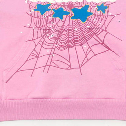 SWEAT À CAPUCHE SP5DER ATLANTA ROSE