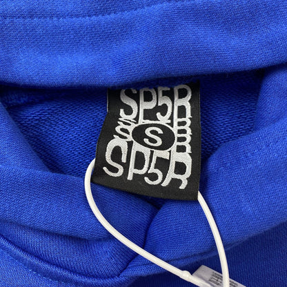 SP5DER BELUGA SWEAT À CAPUCHE BLEU
