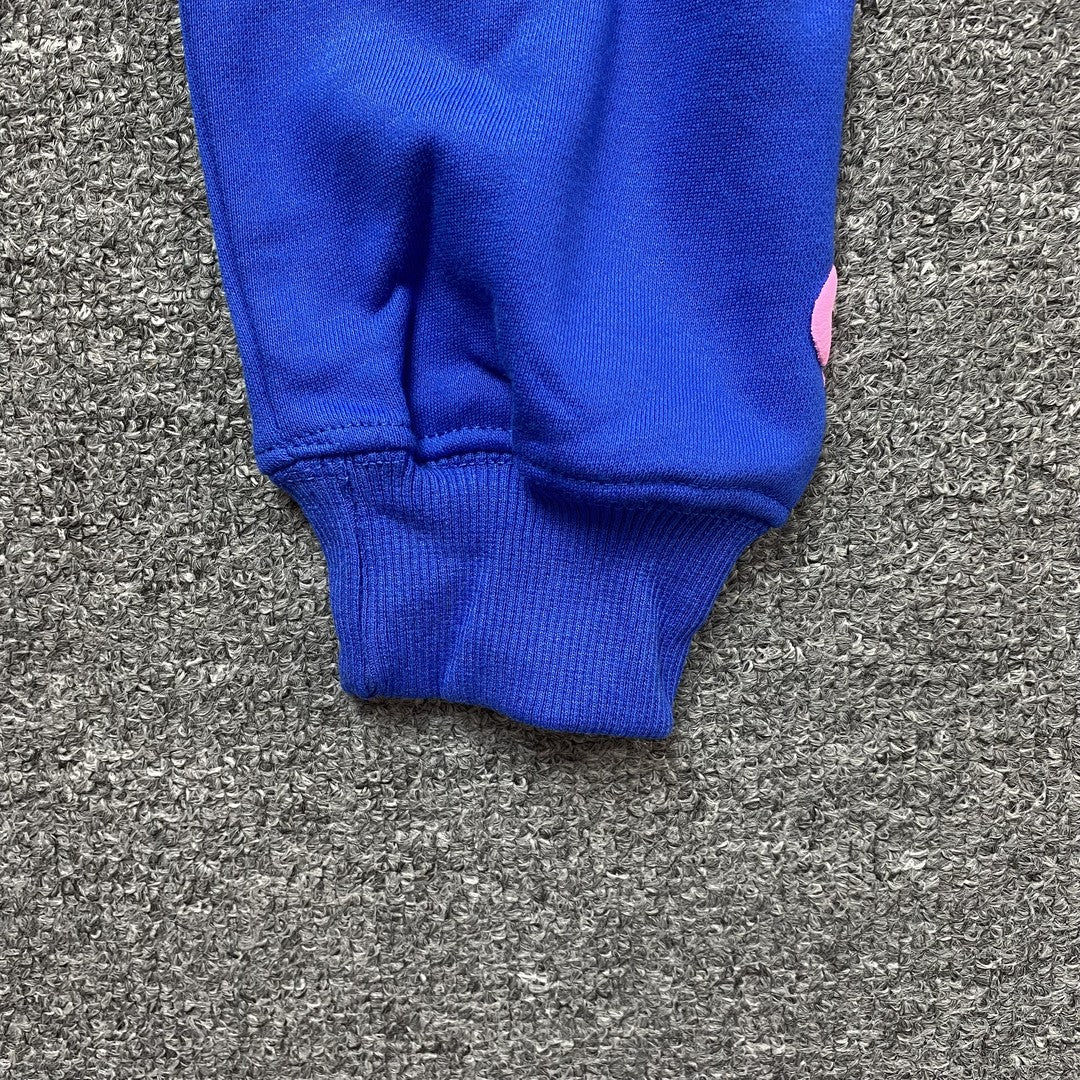 SP5DER BELUGA SWEAT À CAPUCHE BLEU