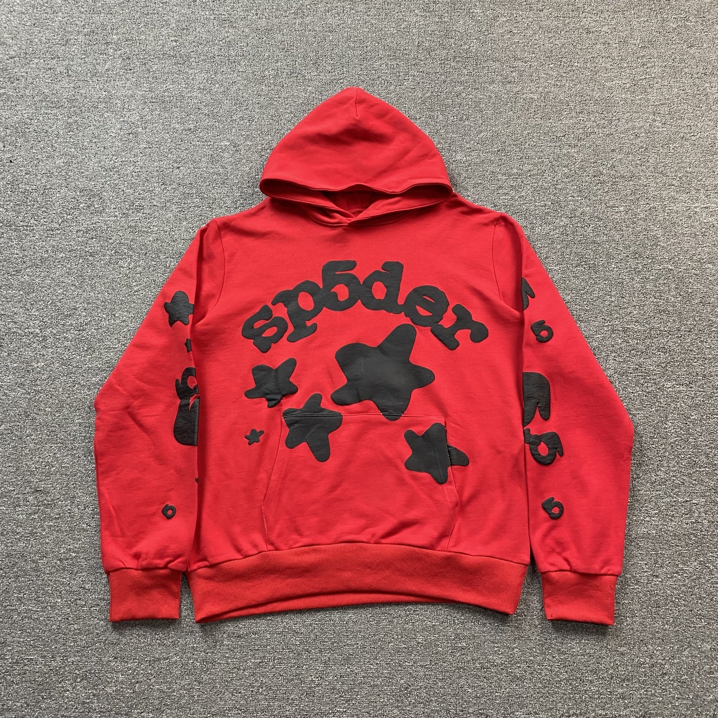 SWEAT À CAPUCHE SP5DER BELUGA ROUGE