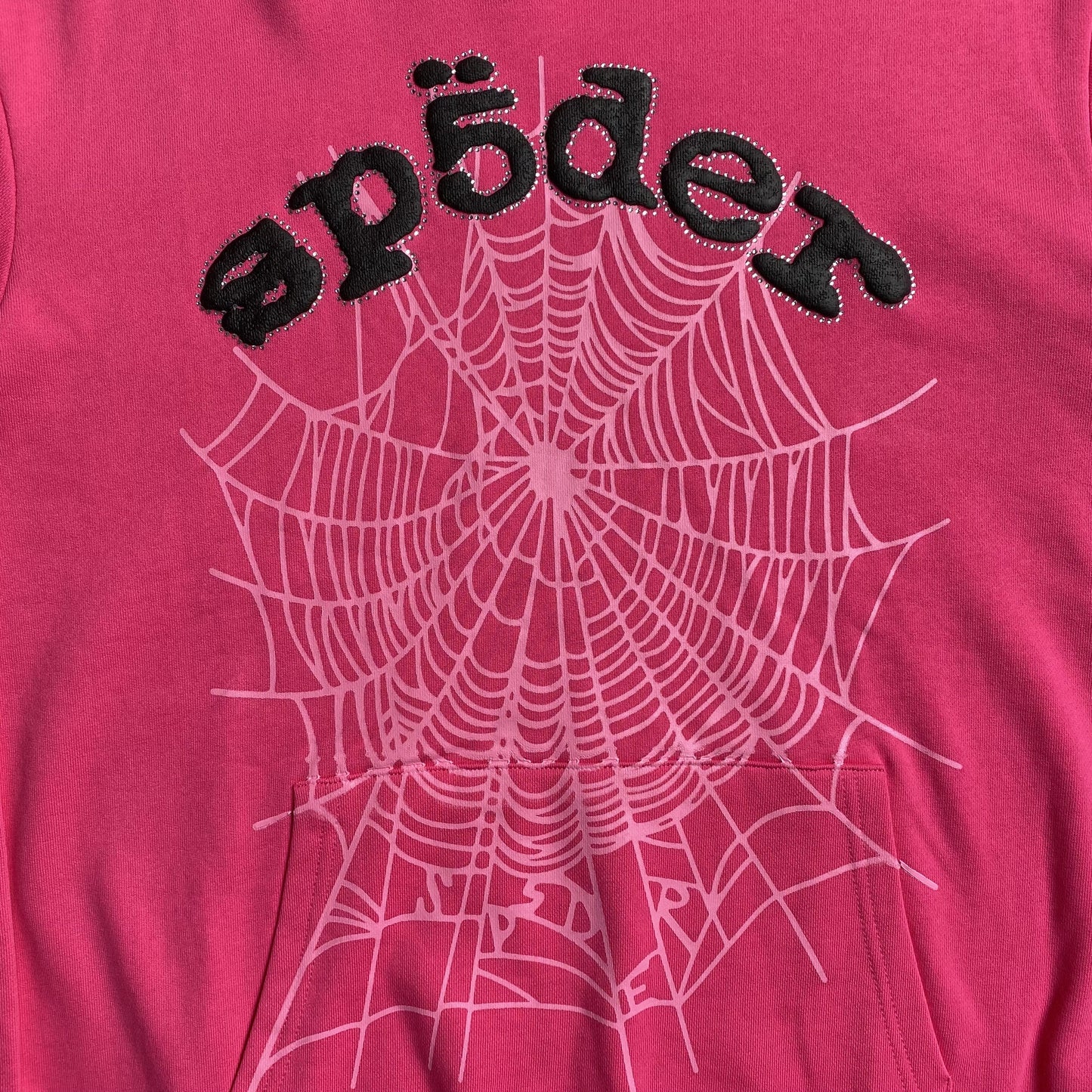 SWEAT À CAPUCHE SP5DER LEGACY ROSE