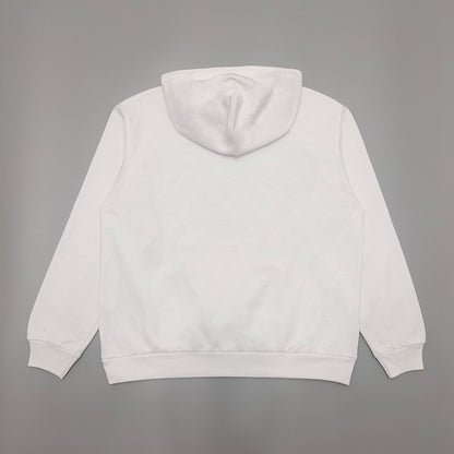 SP5DER OG SWEAT À CAPUCHE AVEC LOGO STRASS BLANC