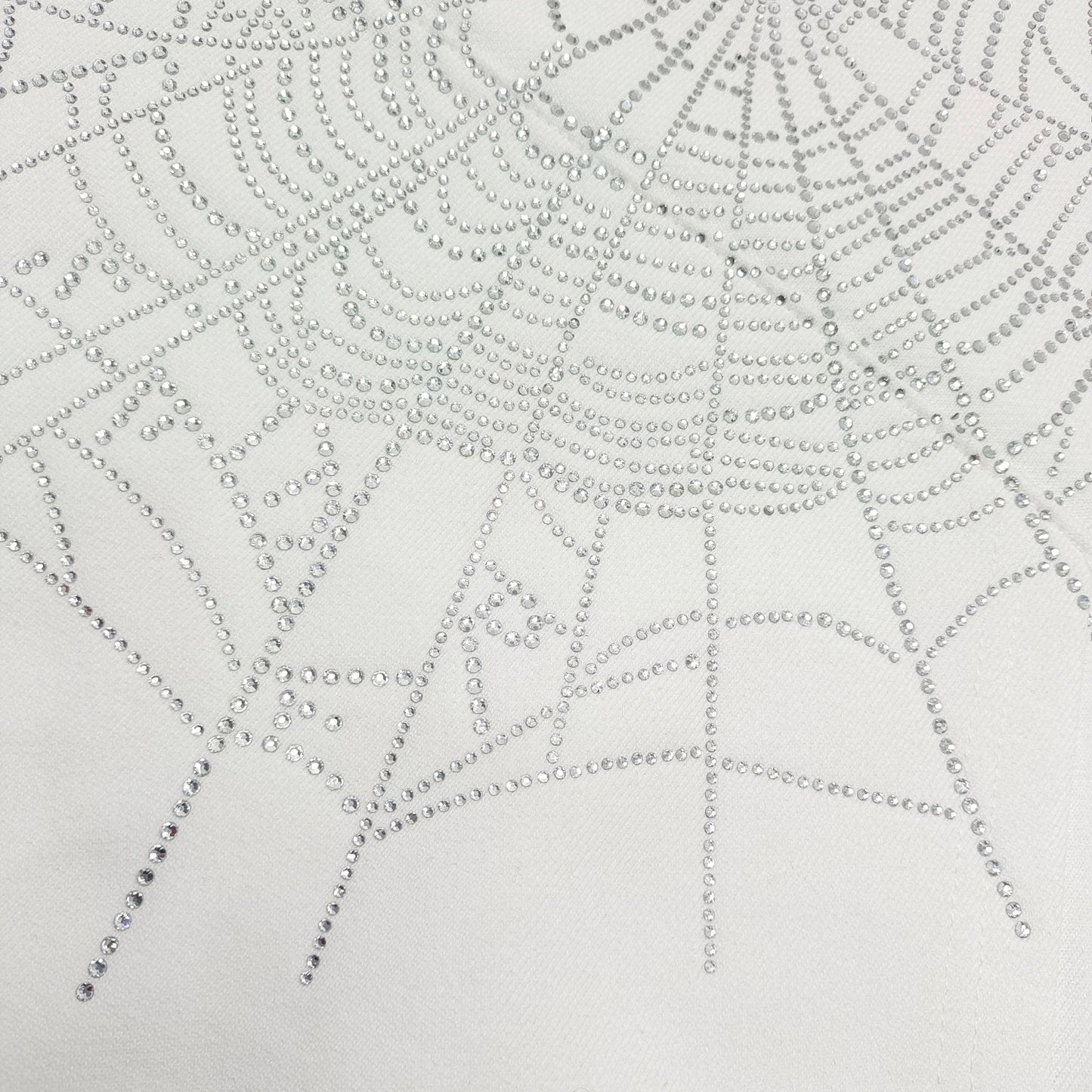 SP5DER OG SWEAT À CAPUCHE AVEC LOGO STRASS BLANC