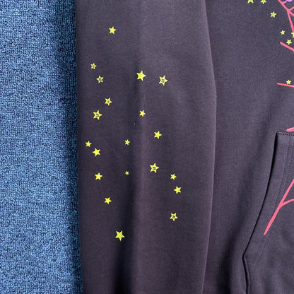 SWEAT À CAPUCHE SP5DER WEB MARRON