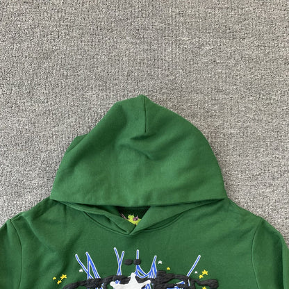 SWEAT À CAPUCHE SP5DER VERT CHASSEUR