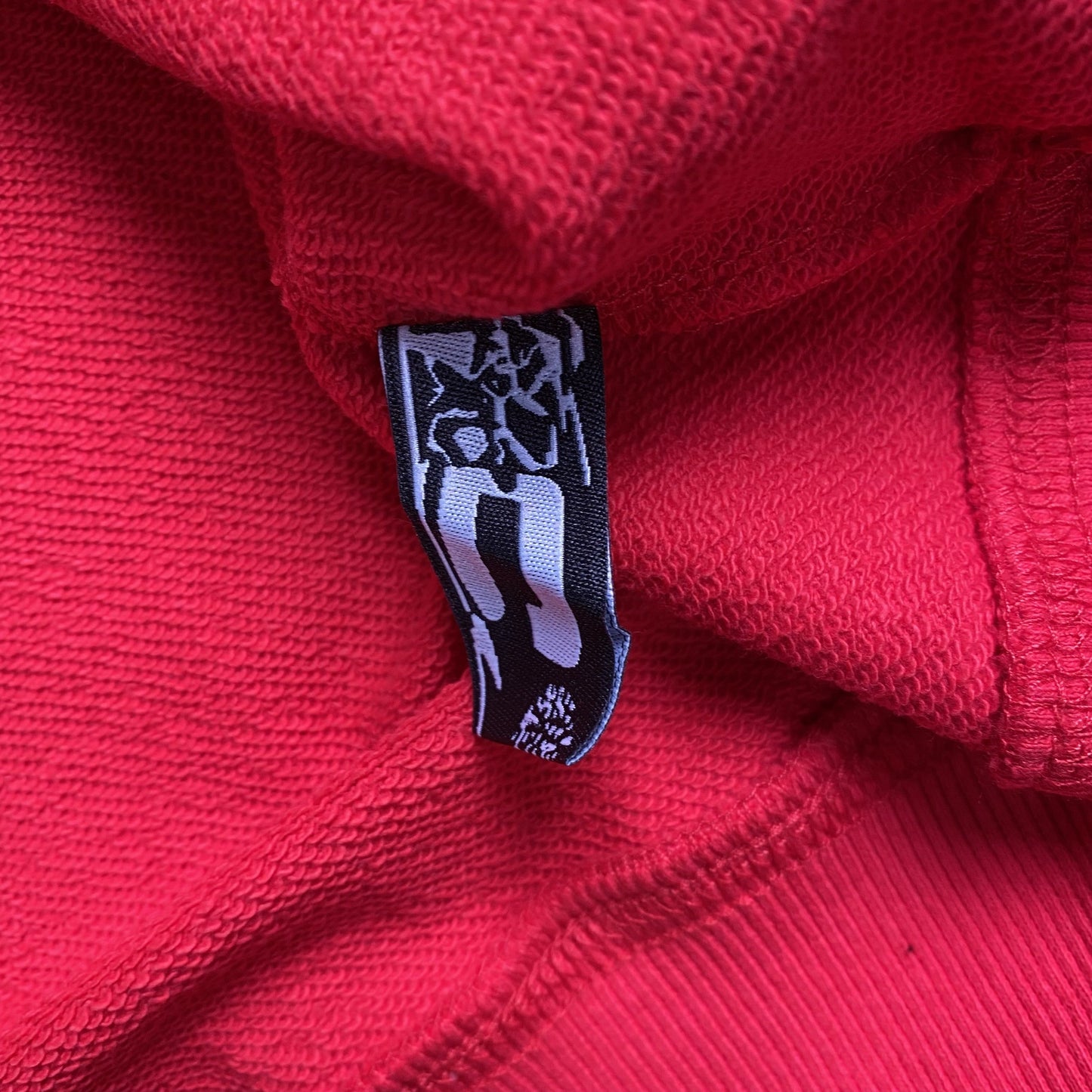 SP5DER WORLDWIDE RED ANGEL NUMÉRO 555 SWEAT À CAPUCHE ROUGE