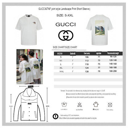 T-shirt imprimé nature The North Face x Gucci