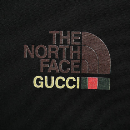 T-shirt The North Face x Gucci à imprimé nature (noir)