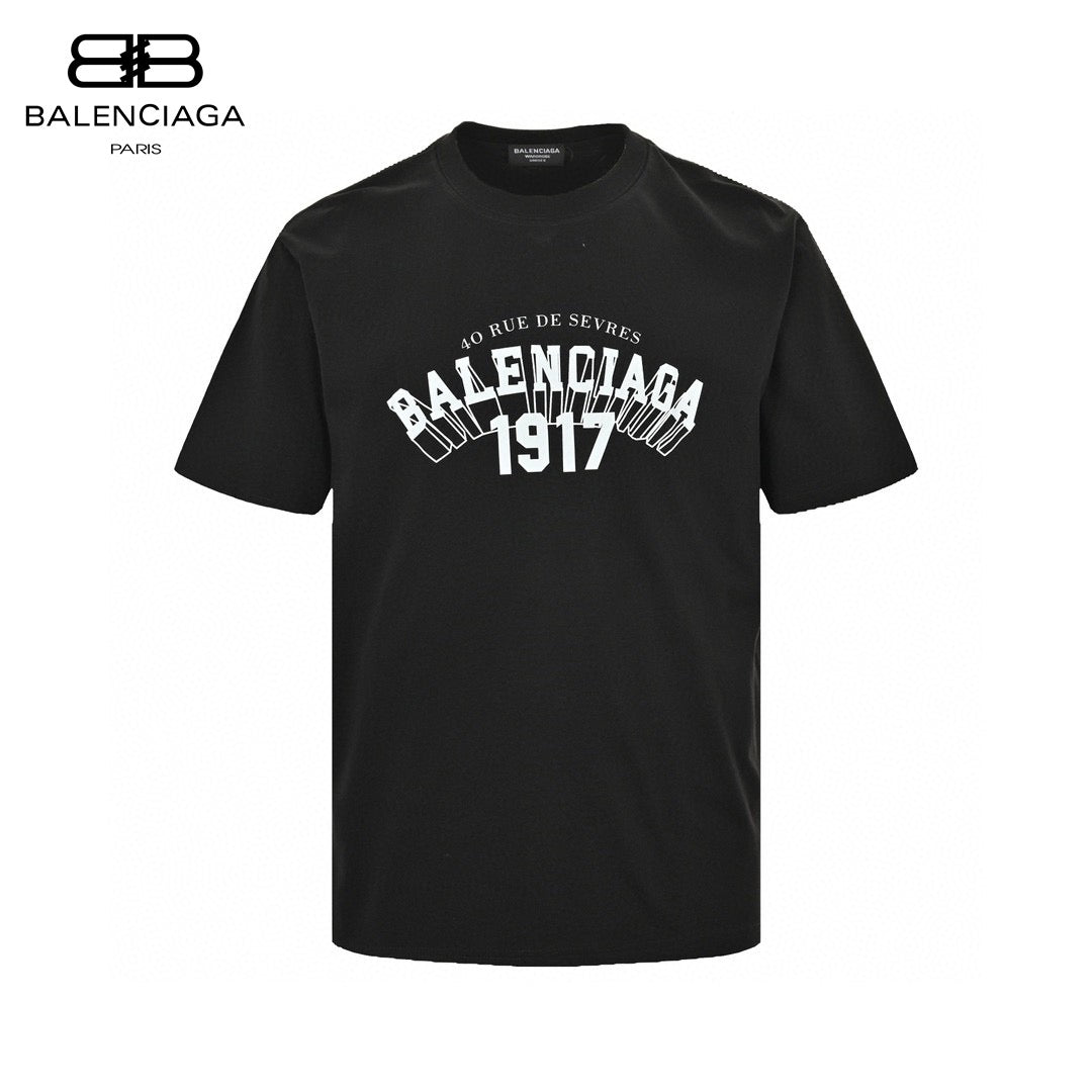 T-shirt noir Balenciaga 1917