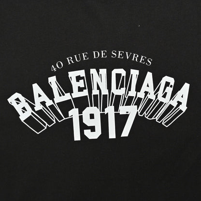 T-shirt noir Balenciaga 1917