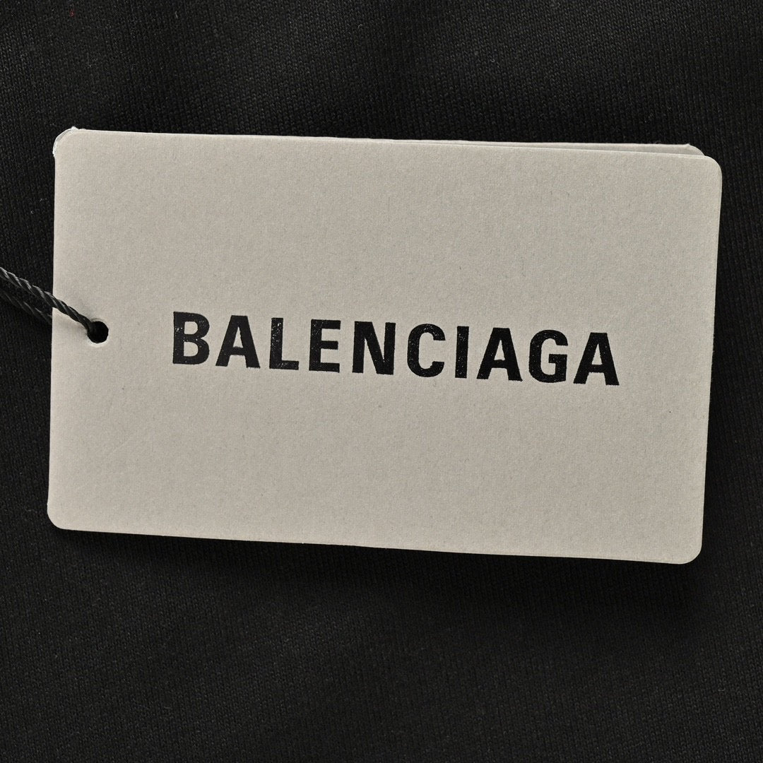 T-shirt noir Balenciaga 1917