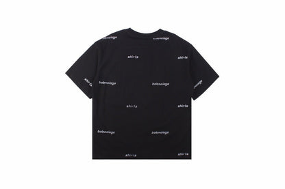 T-shirt Balenciaga à logo imprimé intégral