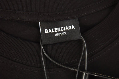 T-shirt Balenciaga à logo imprimé intégral