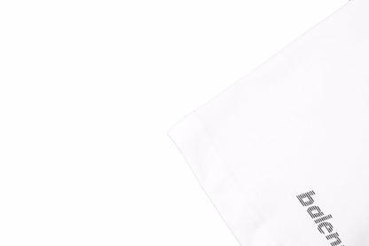 T-shirt Balenciaga à logo imprimé intégral - Blanc