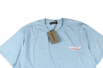 T-shirt Balenciaga à logo basique - Bleu clair