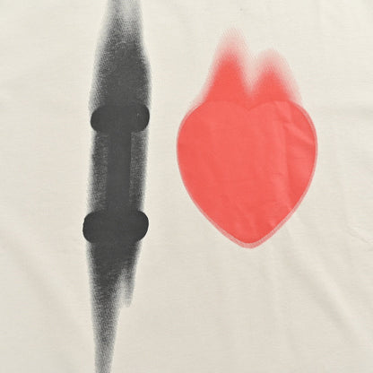 T-shirt beige Balenciaga à motif abstrait