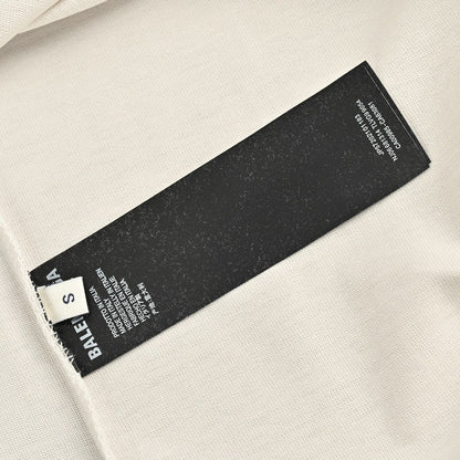 T-shirt beige Balenciaga à motif abstrait