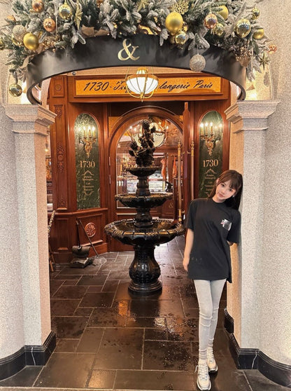 T-shirt graphique noir Balenciaga