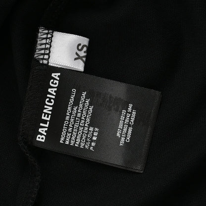 T-shirt noir Balenciaga à motif graphique