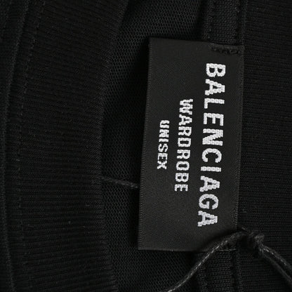 T-shirt noir Balenciaga à motif montagne