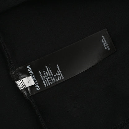 T-shirt noir Balenciaga à motif montagne